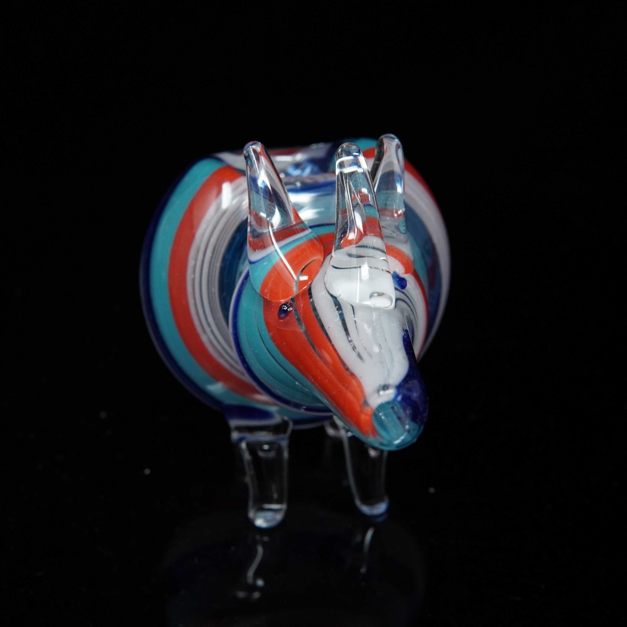 Handmade 4" Large Rhino Assorted Project Alpha Pipes